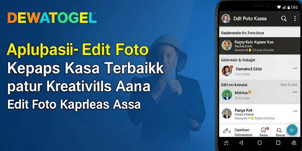 Tampilan aplikasi DEWATOGEL dengan fitur Edit Foto Kertas Kaca yang menarik.