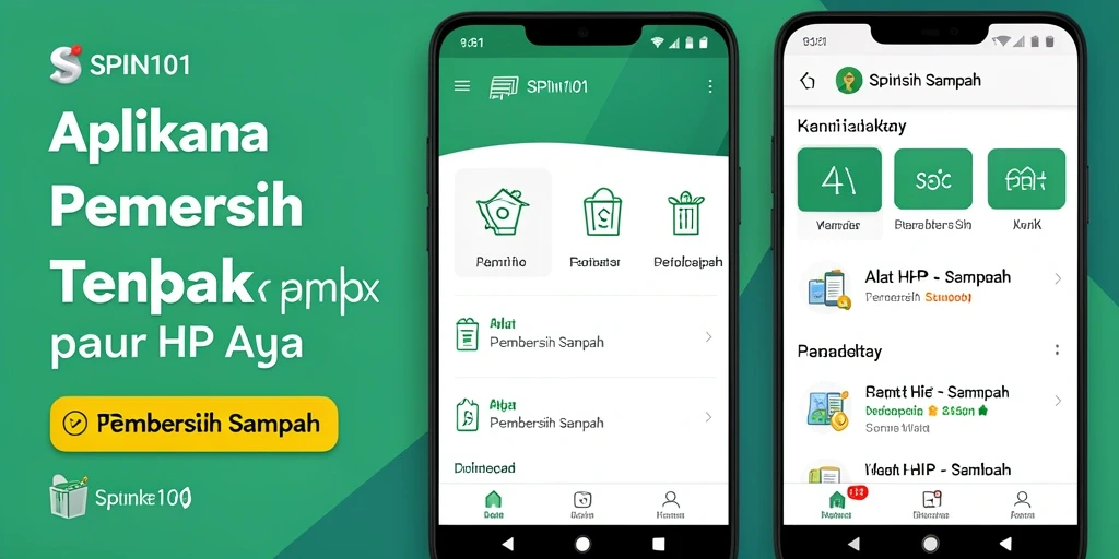 Antarmuka SPIN101 yang intuitif dan mudah digunakan.